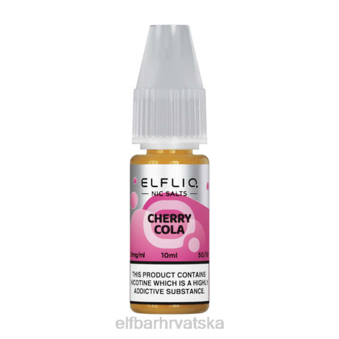 Elf Bar 1500 - ELFBAR elfliq nic soli - cherry cola - 10ml-20 mg/ml 8D4H197