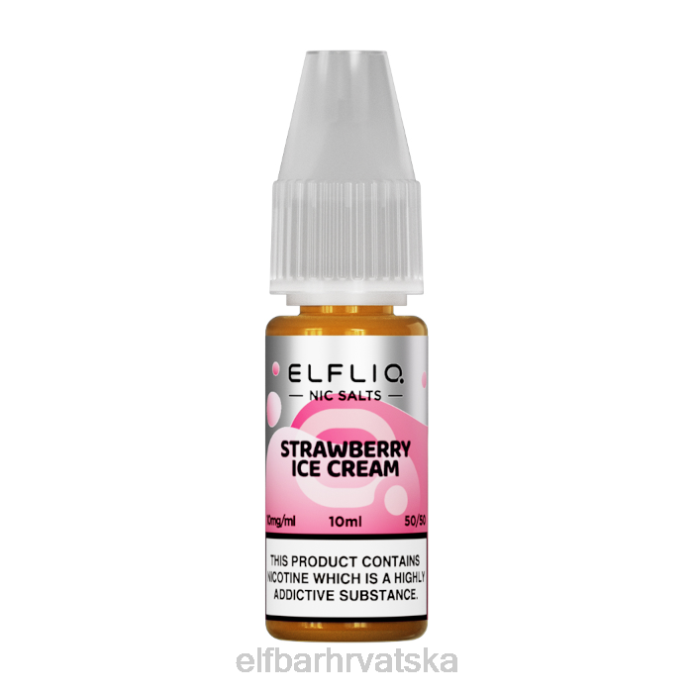 Elf Bar 5000 - ELFBAR elfliq nic soli - jagoda snijeg - 10ml-20 mg/ml 8D4H183