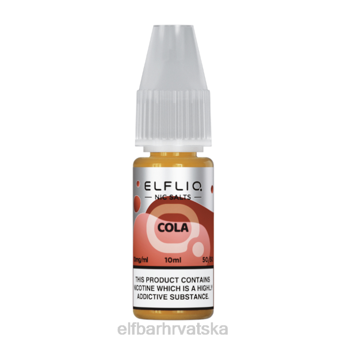 Elf Bar 5000 Hrvatska - ELFBAR elfliq nic soli - cola - 10ml-10 mg/ml 8D4H194