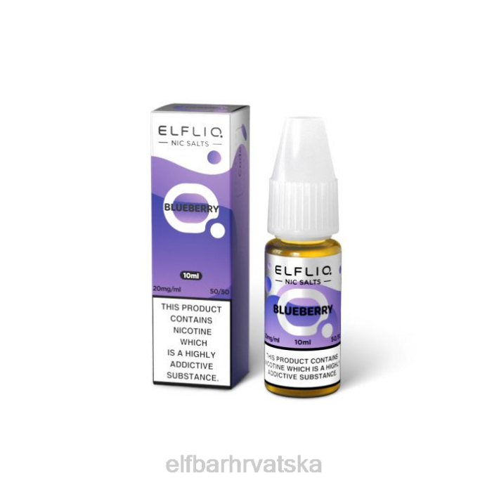 Elf Bar Vape - ELFBAR elfliq borovnica nic soli - 10ml-20 mg/ml 8D4H216