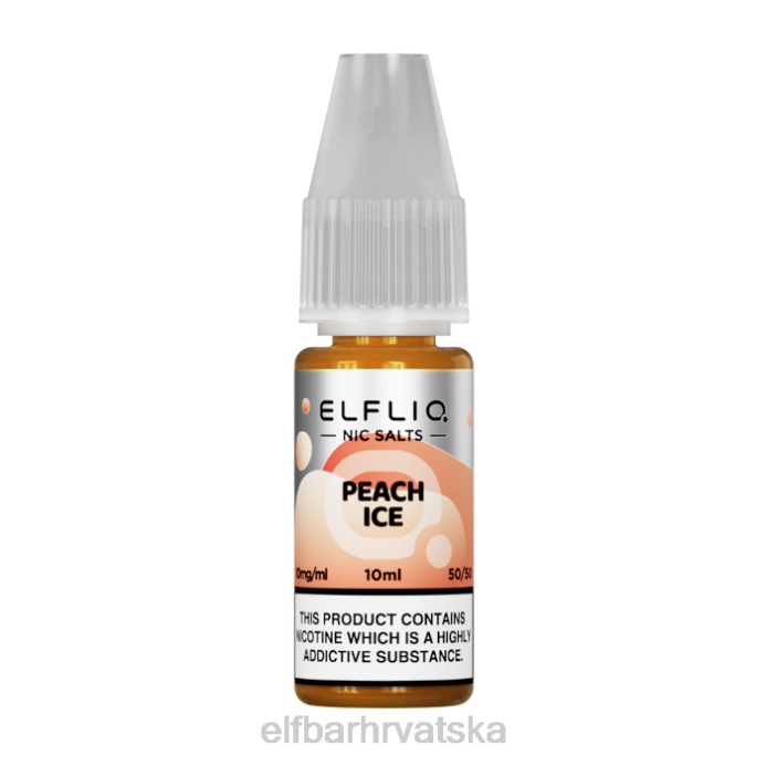 Elf Bar Vape - ELFBAR elfliq nic soli - breskva led - 10ml-20 mg/ml 8D4H186