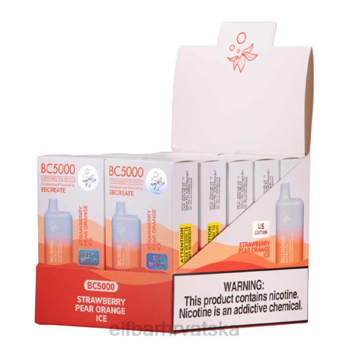 Elf Bar 5000 - ELFBAR jagoda kruška naranča led bc5000 potrošač - 40mg - pojedinačno 8D4H253