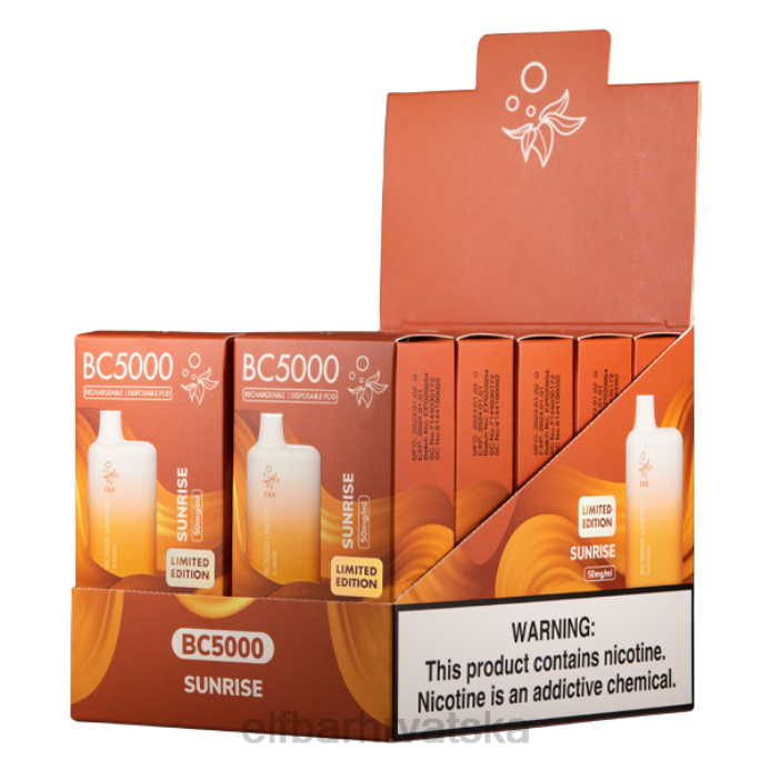 Elf Bar Hrvatska - ELFBAR sunrise bc5000 potrošač - 50mg - pojedinačno 8D4H282