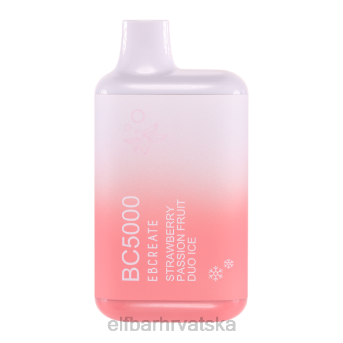 Elf Bar Okusi - ELFBAR jagoda passion fruit duo ice bc5000 potrošač - 50mg - pojedinačno 8D4H261