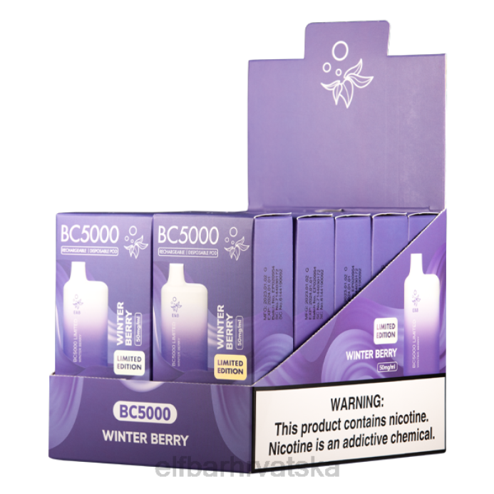 Elf Bar Okusi - ELFBAR zimska bobica bc5000 potrošač - 50mg - pojedinačno 8D4H281