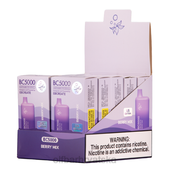 Elf Bar Punjenje - ELFBAR berry mix bc5000 potrošač - pojedinačni 8D4H249