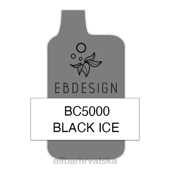 Elf Bar Punjenje - ELFBAR black ice 5000 potrošač - single 8D4H289