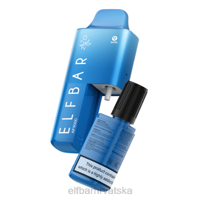 Elf Bar 1500 - ELFBAR af5000 unaprijed napunjeni komplet - 20 mg 8D4H57 borovnica kisela malina
