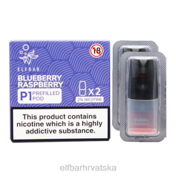 Elf Bar 1500 - ELFBAR mate 500 p1 napunjene mahune - 20 mg (2 pakiranja) sakura metvice 8D4H167
