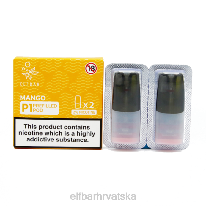 Elf Bar 1500 - ELFBAR mate 500 p1 napunjene mahune - 20 mg (2 pakiranja) sakura metvice 8D4H167