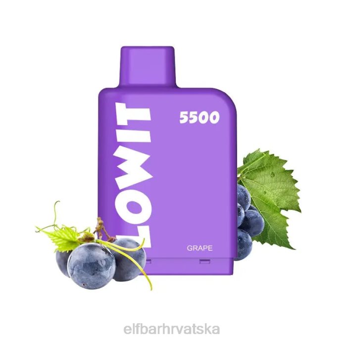 Elf Bar 5000 Hrvatska - ELFBAR prethodno napunjena mahuna lowit 5500 dizanja 2% nic 8D4H444 grožđe