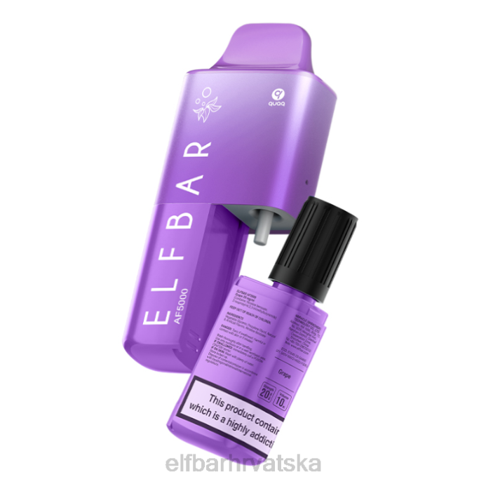 Elf Bar Hrvatska - ELFBAR af5000 unaprijed napunjeni komplet - 20 mg 8D4H52 grožđe