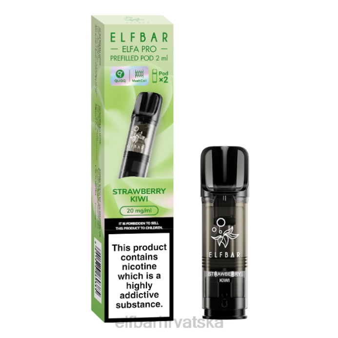 Elf Bar Okusi - ELFBAR elfa pro napunjene mahune - 20 mg - 2 kom 8D4H81 limun & limeta