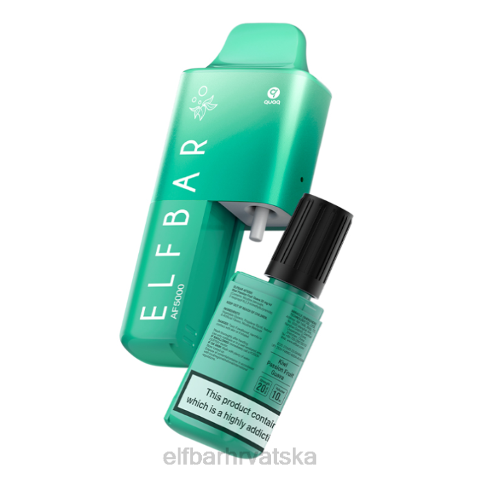 Elf Bar Pods - ELFBAR af5000 unaprijed napunjeni komplet - 20 mg 8D4H58 kivi marakuja guava