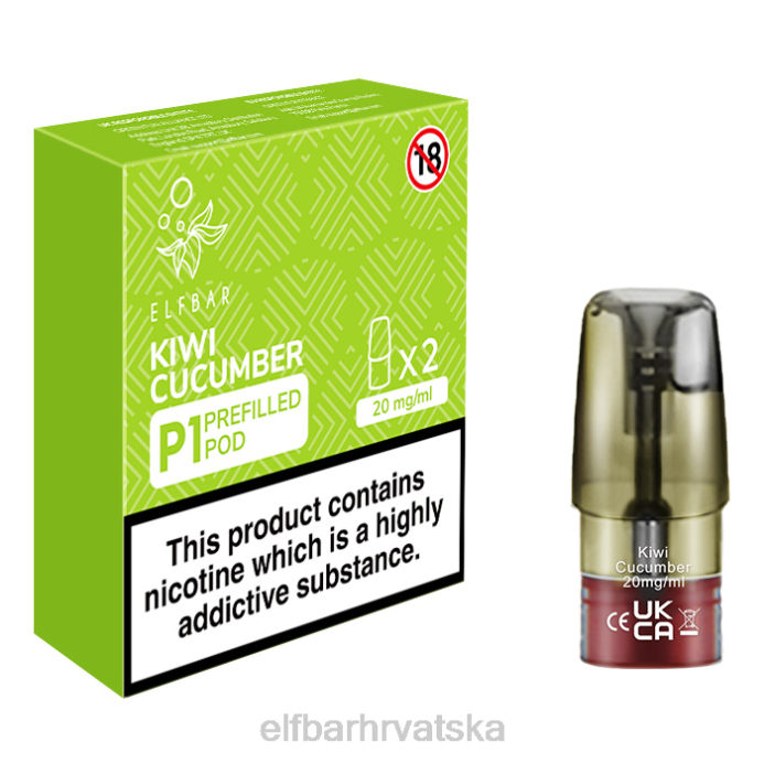 Elf Bar Pods - ELFBAR mate 500 p1 napunjene kapsule - 20 mg (2 pakiranja) xenon 8D4H168