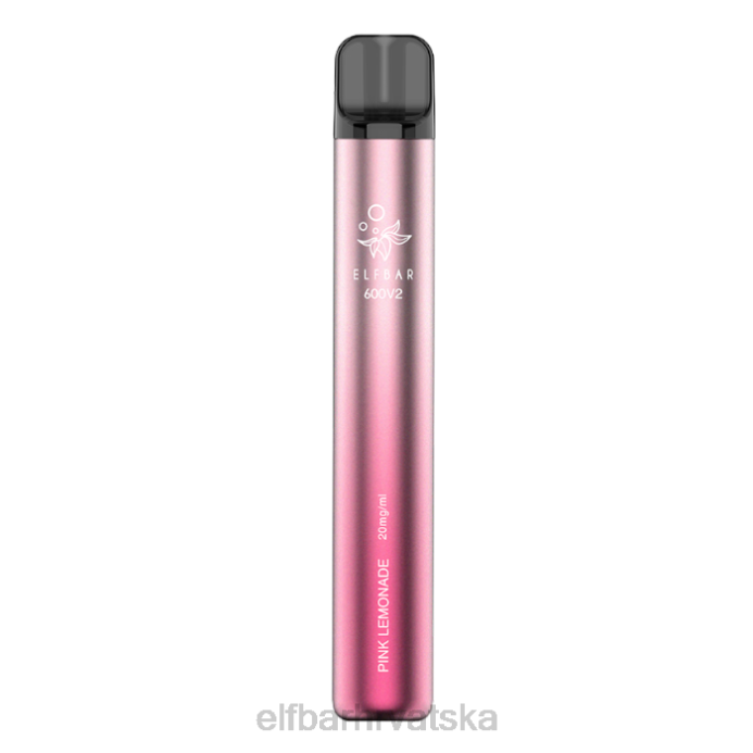 Elf Bar 1500 - ELFBAR 600v2 jednokratni vape - 20mg 8D4H7 ružičasta limunada