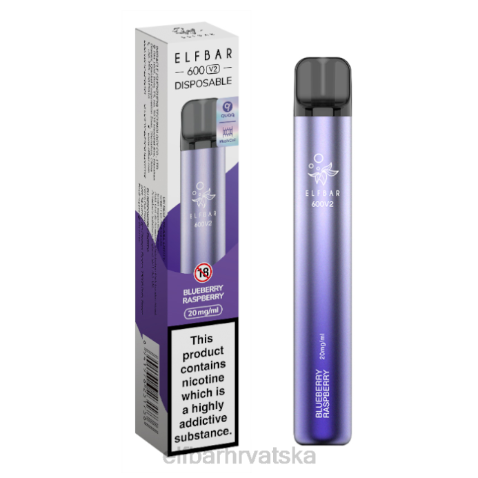 Elf Bar 1500 - ELFBAR 600v2 jednokratni vape - 20mg 8D4H7 ružičasta limunada