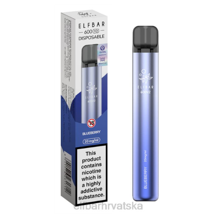 Elf Bar 1500 - ELFBAR 600v2 jednokratni vape - 20mg 8D4H7 ružičasta limunada