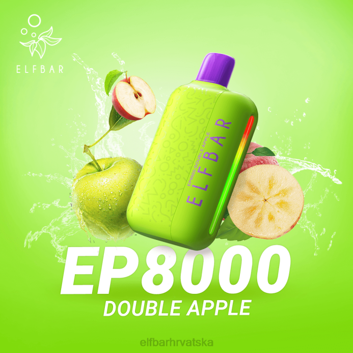 Elf Bar 1500 - ELFBAR jednokratni vape novi ep8000 puffs 8D4H377 sladoled od jagoda