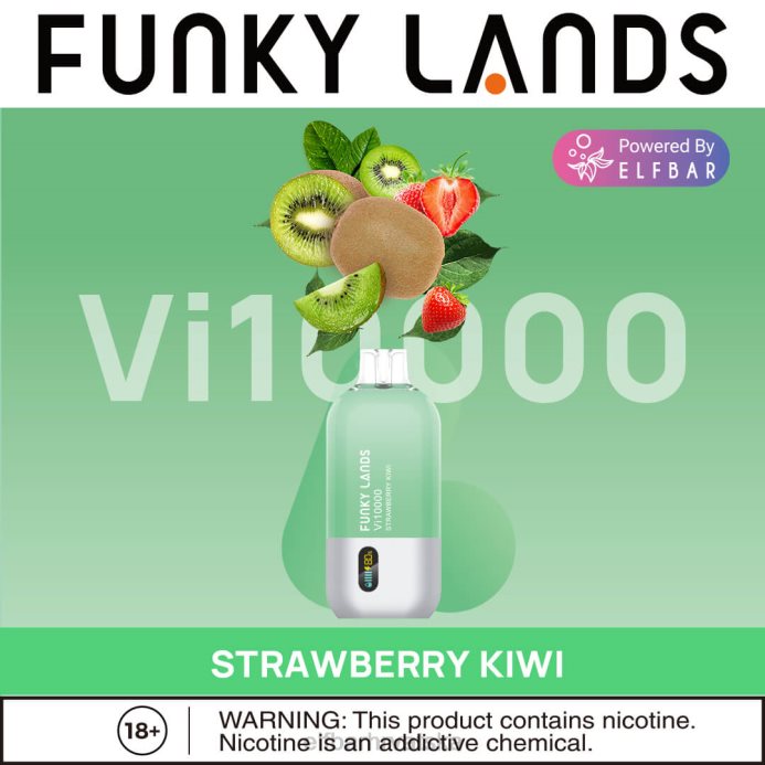 Elf Bar 5000 - ELFBAR funky lands jednokratni vape vi10000 dimova 8D4H463 jagoda kivi
