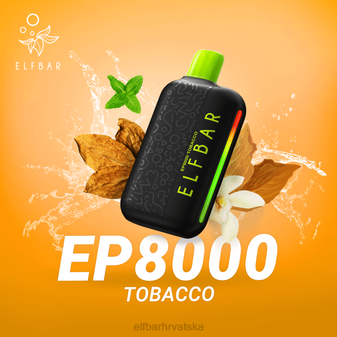 Elf Bar 5000 - ELFBAR jednokratni vape novi ep8000 puffs 8D4H363 duhan
