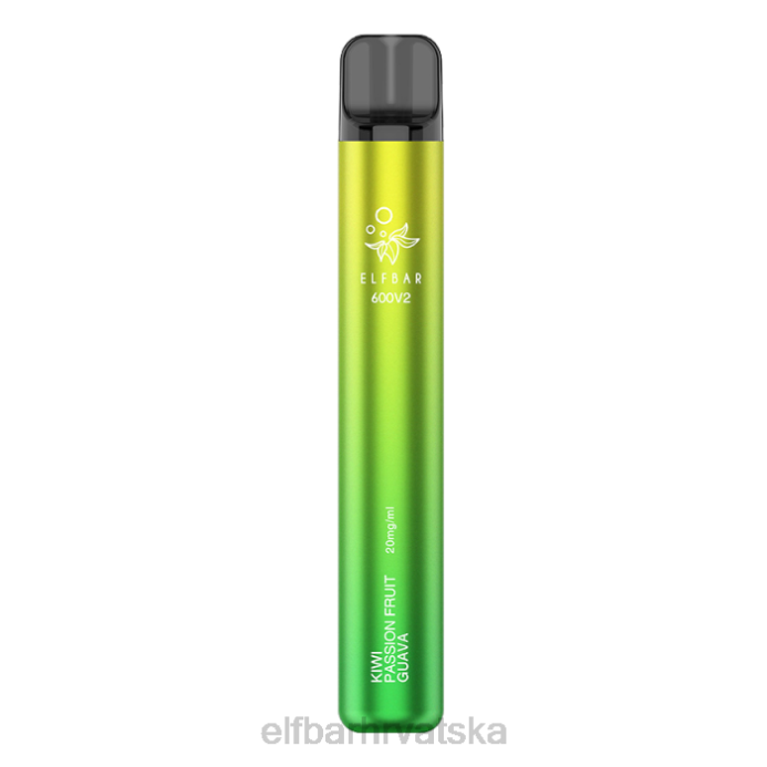 Elf Bar Hrvatska - ELFBAR 600v2 jednokratni vape - 20mg 8D4H12 kivi marakuja guava