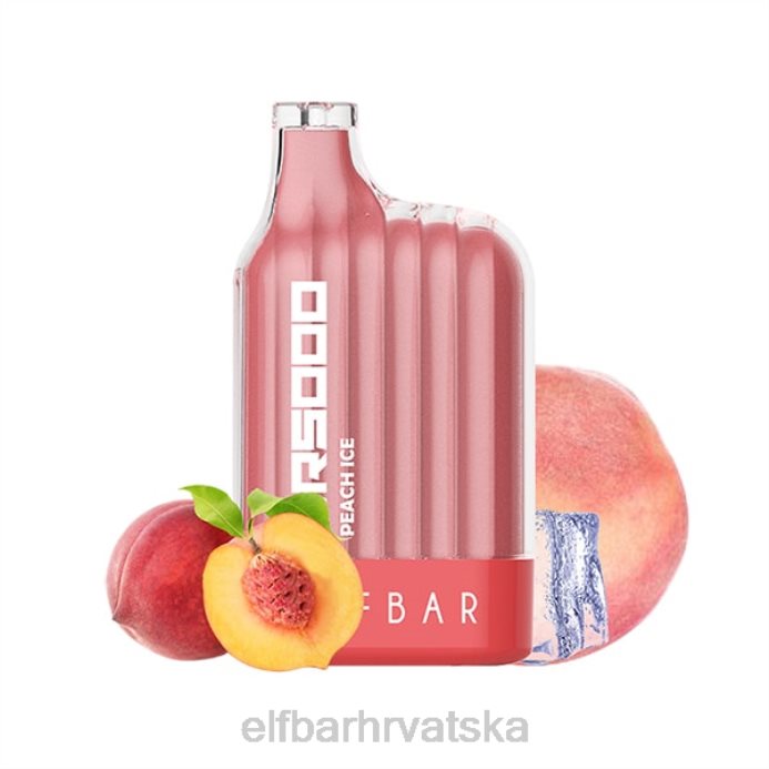 Elf Bar Hrvatska - ELFBAR Najbolji okus jednokratne vape serije cr5000 ice 8D4H322 led od breskve