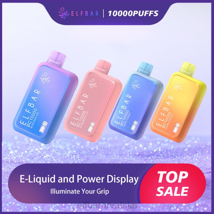 Elf Bar Hrvatska - ELFBAR najbolji okus jednokratni vape bc10000 najbolja prodaja 8D4H312 plavi razz led