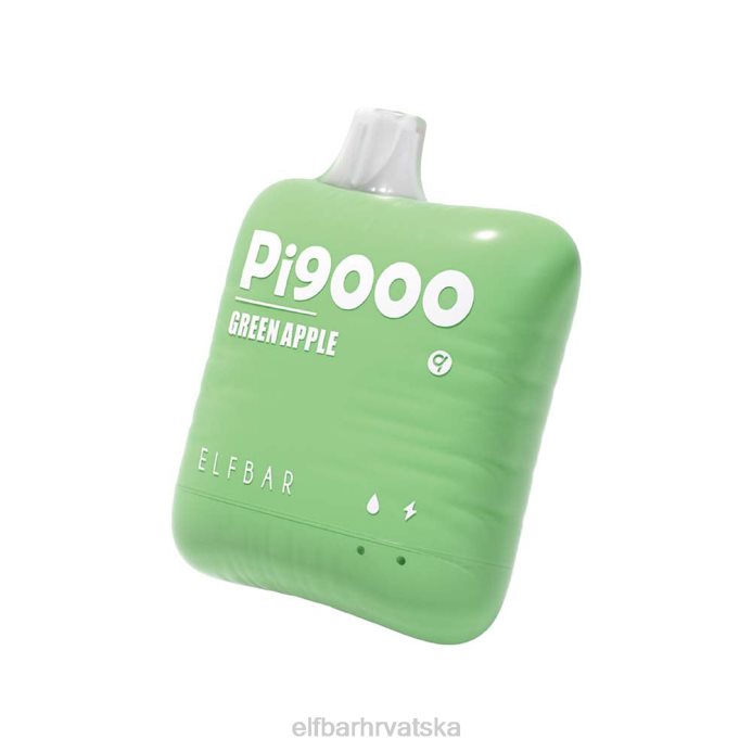 Elf Bar Hrvatska - ELFBAR pi9000 jednokratni vape 9000 udaha 8D4H412 zelena jabuka