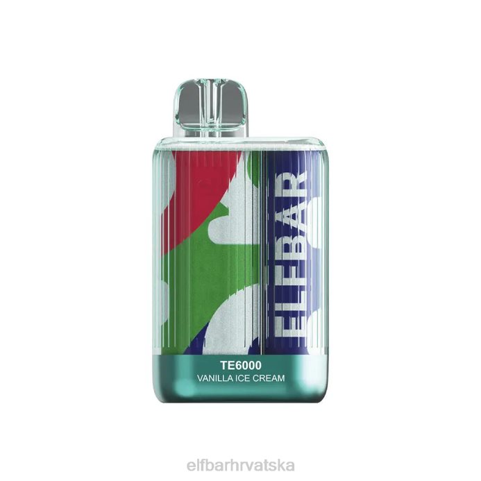 Elf Bar Okusi - ELFBAR jednokratni vape te6000 puffs 8D4H381 sladoled od vanilije