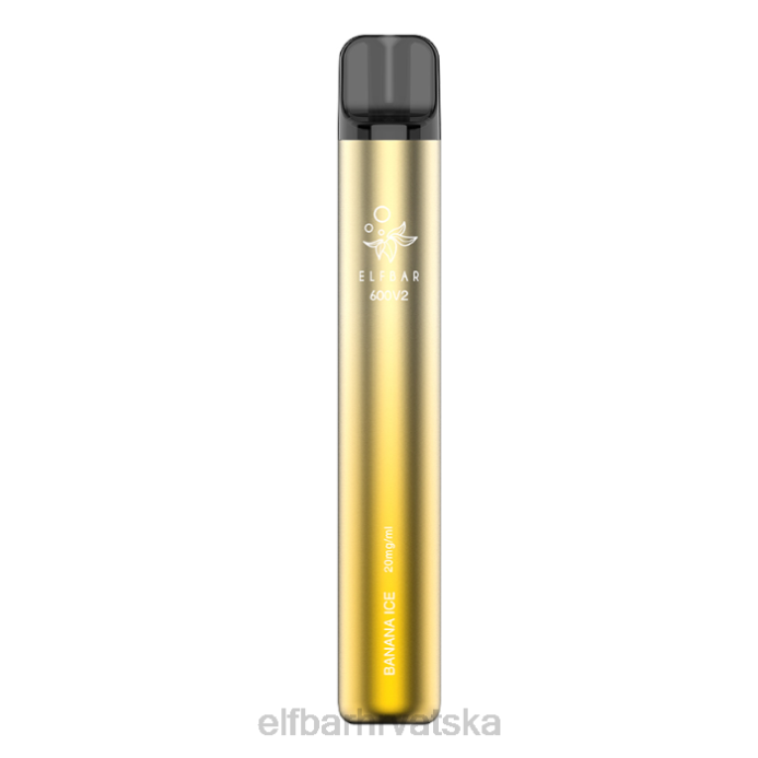 Elf Bar Punjenje - ELFBAR 600v2 jednokratni vape - 20mg 8D4H9 led od banane