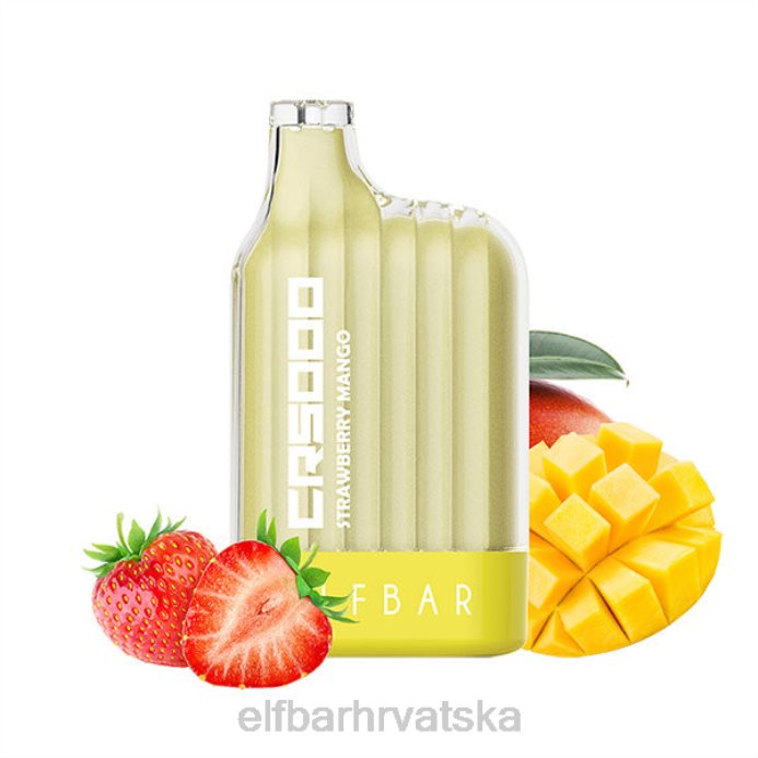 Elf Bar T600 - ELFBAR cr5000 jednokratni vape 5000 puffs 8D4H335 jagoda mango