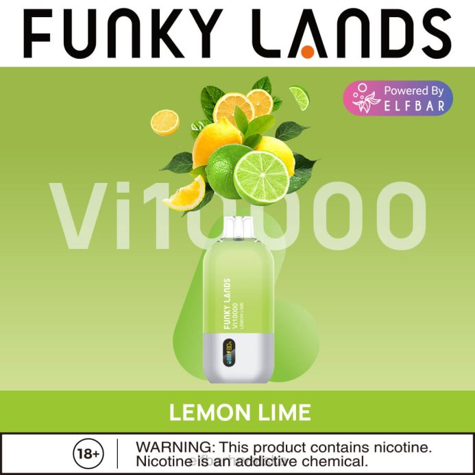 Elf Bar T600 - ELFBAR funky lands najbolji okus jednokratne vape serije vi10000 iced 8D4H455 limun limeta