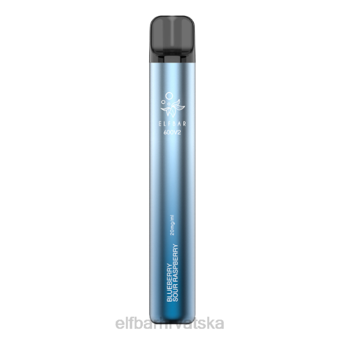 Elf Bar Tisak - ELFBAR 600v2 jednokratni vape - 20mg 8D4H10 borovnica kisela malina