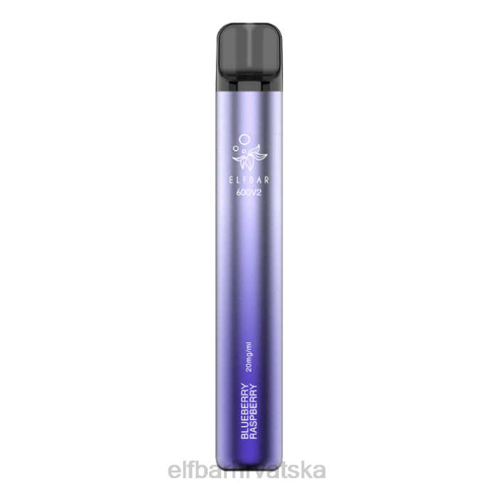 Elf Bar Vape - ELFBAR 600v2 jednokratni vape - 20mg 8D4H16 borovnica malina