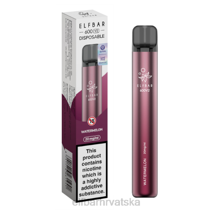 Elf Bar Vape - ELFBAR 600v2 jednokratni vape - 20mg 8D4H26 rinbo oblačan