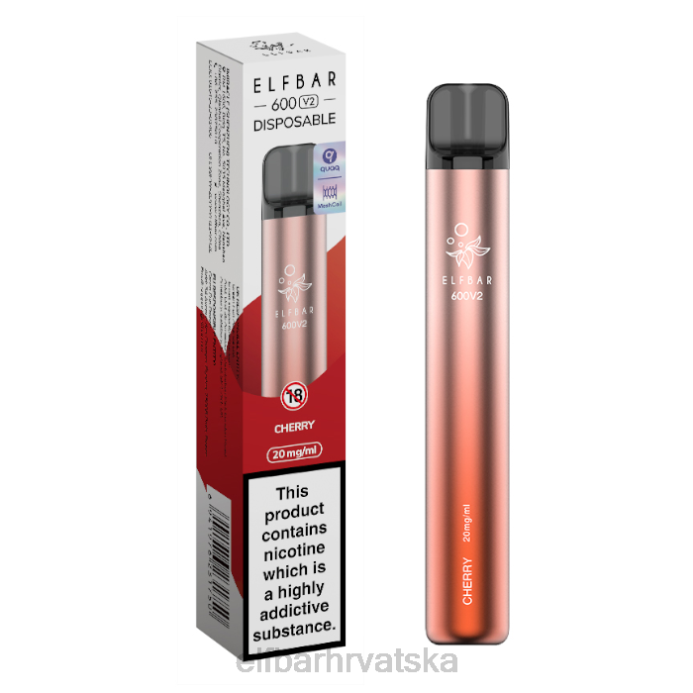 Elf Bar Vape - ELFBAR 600v2 jednokratni vape - 20mg 8D4H26 rinbo oblačan