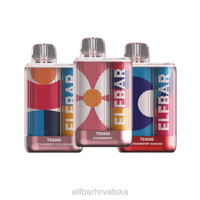 Elf Bar Vape - ELFBAR jednokratni vape te6000 jagoda combos 8D4H396 jagoda banana